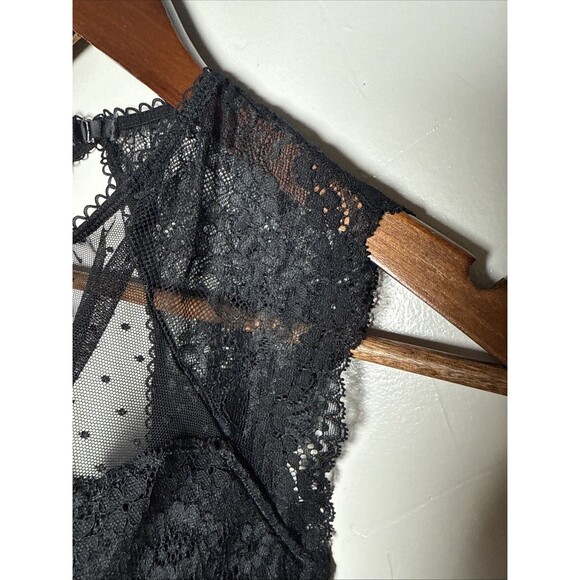Dobreva Sexy Lace Mesh Corset Bra Black Size 34D - Picture 4 of 16